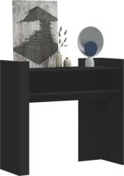 vidaXL fekete szerelt fa tálalóasztal 100x35x90 cm (848466) (848466)