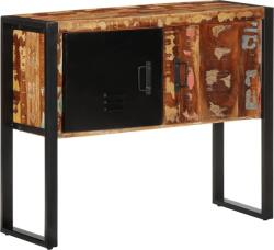 vidaXL konzolszekrény többszínű 90x35x75 cm tömörfa újrahasznosított (4013572) (4013572)