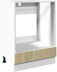 vidaXL sonoma-tölgy színű forgácslap sütőszekrény 60 x 46 x 81, 5 cm (849617) (849617)