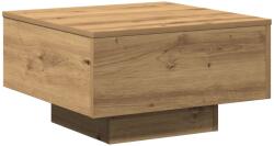 vidaXL Artisian Tölgy Kávézóasztal 55x55x31 cm Mérnöki Fa (862992) (862992)