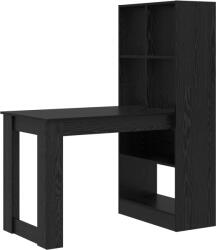 vidaXL Asztal Musta tammi 122 x 67 x 145 cm Műgyanta és forgácslap (3337258) (3337258)