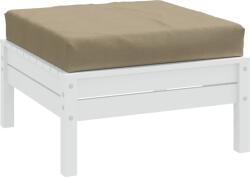 vidaXL melange tópszínű szövet raklappárna 60 x 60 x 10 cm (4002671) (4002671)