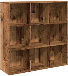 vidaXL antik fa színű könyvszekrény 98 x 29 x 97, 5 cm (855968) (855968)