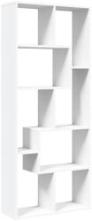 vidaXL fehér szerelt fa térelválasztó könyvespolc 67 x 25 x 161, 5 cm (858075) (858075)