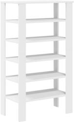 vidaXL fehér szerelt fa cipőtároló szekrény 61x32x105 cm (859860) (859860)