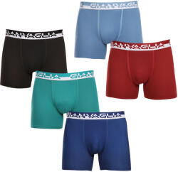 Gianvaglia 5PACK Férfi boxeralsó Gianvaglia többszínű (GVG-5011) 3XL