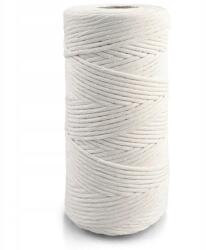 WEBA Makramé zsinór 3mm pamut sodrott natúr 100m makramé WeBa