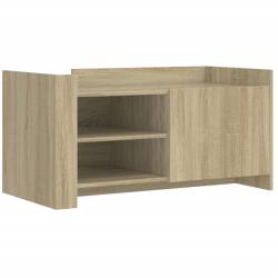 vidaXL sonoma tölgy színű szerelt fa dohányzóasztal 100 x 50 x 50 cm (848362) (848362)