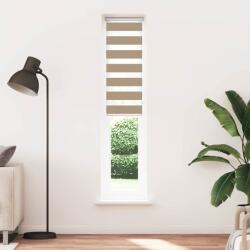 vidaXL zebrafüggönnyel homokbarna szövetszélesség 45, 9 cm poliészter (4014563) (4014563)