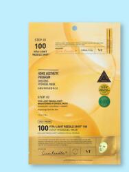 VT Cosmetics Kétlépéses mikrotűs hidrogél maszk vitamin komplexszel dúsítva Vita-Light Reedle Shot 100 2Step Hydrogel Mask - 1.5 g, 33 g / 1 db