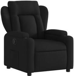 vidaXL fekete szövet dönthető fotel (372405) (372405)