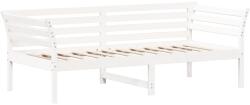 vidaXL fehér tömör fenyőfa kanapéágy 100 x 200 cm (842875) (842875)