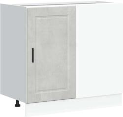 vidaXL Porto betonszürke szerelt fa konyhai alapszekrény (854302) (854302)