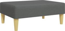 vidaXL sötétszüke szövet lábzsámoly 77x55x31 cm (379554) (379554)