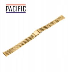 Pacific Slim acél karkötő 41-es modell Arany 12mm Pacific teleszkópok (mb 41-30-12)