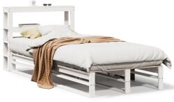 vidaXL fehér tömör fenyőfa ágy matrac nélkül 75 x 190 cm (3306511) (3306511)