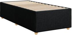 vidaXL fekete szövet ágykeret 80 x 200 cm (3284689) (3284689)
