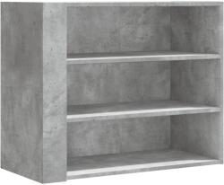 vidaXL betonszürke szerelt fa faliszekrény 75 x 35 x 60 cm (848419) (848419)