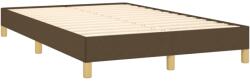 vidaXL sötétbarna szövet ágykeret 120 x 190 cm (379492) (379492)