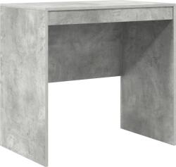 vidaXL Íróasztal Beton Szürke 80x50x76 cm Mérnöki Fa (869429) (869429)