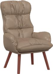 vidaXL Pihenőszék Kávébarna Műbőr (42001877) (42001877)