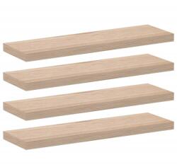 vidaXL 4 db szerelt fa függőpolc 80 x 23, 5 x 4 cm (4010693) (4010693)