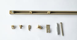  Flexi 1 soros alumínium függönysín HOMOK színben - 240 cm