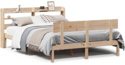 vidaXL tömör fenyőfa ágy matrac nélkül 140 x 200 cm (3306619) (3306619)