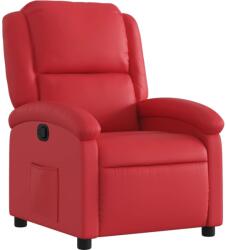 vidaXL piros műbőr dönthető fotel (371780) (371780)