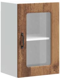 vidaXL Konyhai fali szekrény üvegajtóval Kalmar régi fából (853535) (853535)