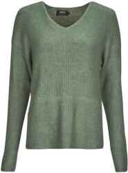 ONLY Pulovere Femei ONLCAMILLA V-NECK L/S PULLOVER KNT Only Kaki EU L