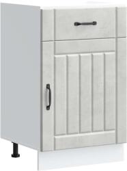 vidaXL Konyhai alsó szekrény Lucca betonszürke szerelt fa (853721) (853721)