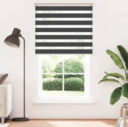 vidaXL zebrafüggönnyel fekete szövetszélesség 115, 9 cm poliészter (4014291) (4014291)