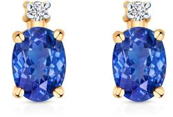 SAVICKI Cercei Savicki: aur bicolor, safire albastre, diamante - savicki - 2 522,00 RON