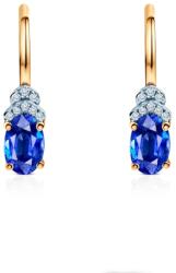 SAVICKI Cercei Savicki: aur bicolor, safire albastre, diamante - savicki - 6 163,00 RON