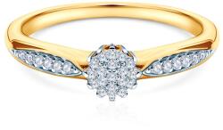SAVICKI Inel de logodnă Savicki: aur bicolor, diamant - savicki - 5 728,00 RON