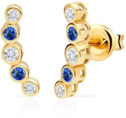SAVICKI Cercei Savicki: aur, safire albastre, diamante - savicki - 3 022,00 RON