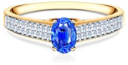 SAVICKI Inel de logodnă SAVICKI: aur, safir, diamante - savicki - 8 708,00 RON