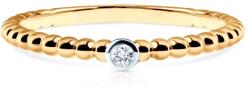 SAVICKI Inel de logodnă Savicki: aur bicolor, zirconiu - savicki - 2 591,00 RON