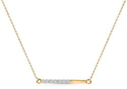 SAVICKI Colier din aur 585 cu diamante albe 0.03 ct 42 cm - savicki - 2 467,00 RON