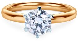 SAVICKI Inel de logodnă SAVICKI: aur bicolor, diamant de laborator - savicki - 9 303,00 RON