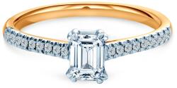 SAVICKI Inel de logodnă SAVICKI: aur bicolor, diamant de laborator - savicki - 5 910,00 RON