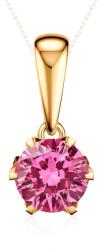 SAVICKI Pandantiv The Journey: aur, diamant roz de laborator