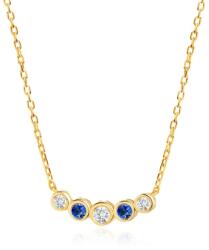SAVICKI Colier din aur 585 cu diamante albe 0.19 ct 41 cm