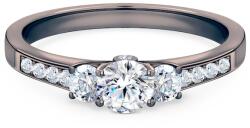 SAVICKI Inel de logodnă Dream: aur negru, diamante - savicki - 15 120,00 RON