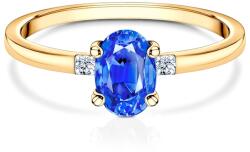SAVICKI Inel de logodnă SAVICKI: aur, safir, diamante - savicki - 3 712,00 RON