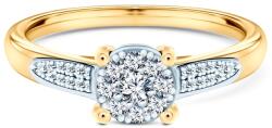 SAVICKI Inel de logodnă SAVICKI: aur bicolor, diamante - savicki - 7 525,00 RON