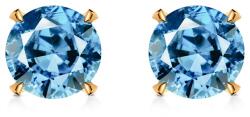 SAVICKI Cercei Share Your Love: aur, diamante albastre de laborator