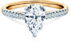 SAVICKI Inel de logodnă SAVICKI: aur bicolor, diamant de laborator - savicki - 9 177,00 RON