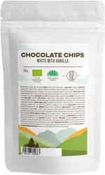  BrainMax Pure® White Chocolate cu chipsuri de vanilie, fulgi de ciocolata din ciocolata alba, BIO, 250 g